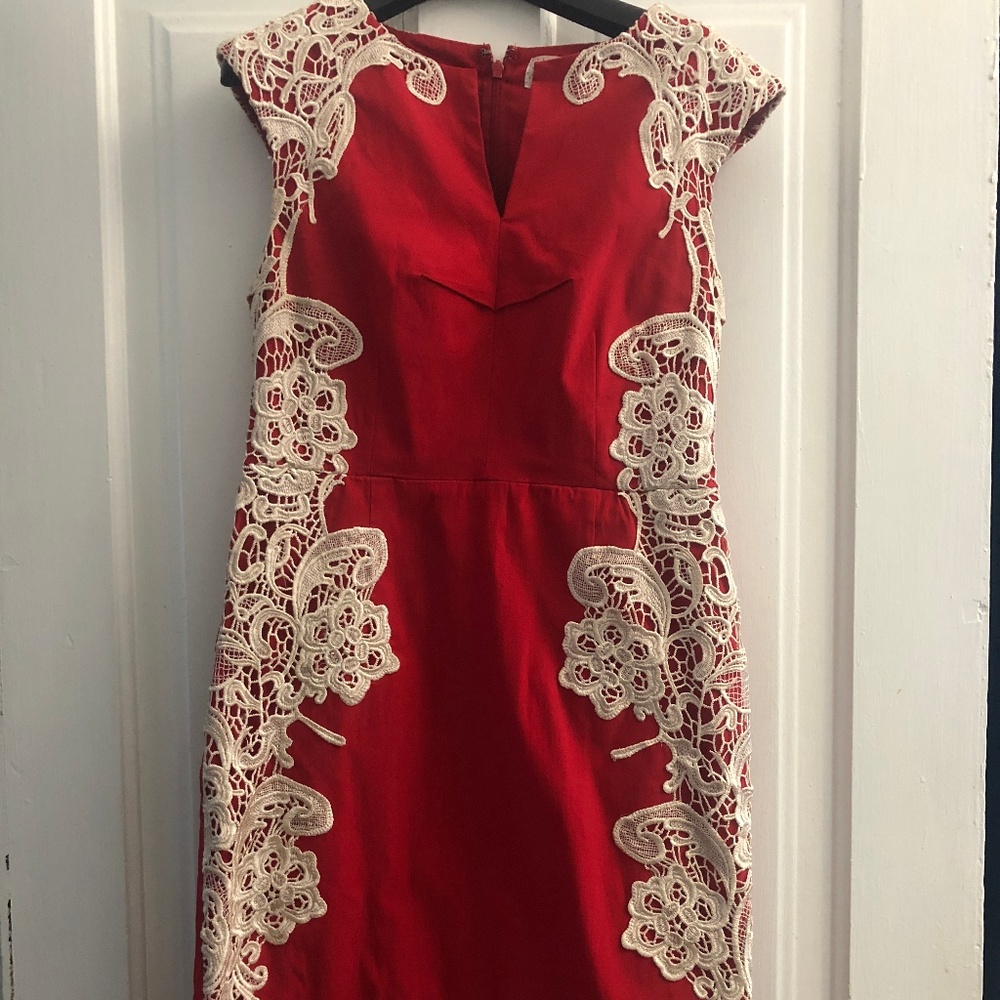 Paper Dolls red cocktail dress